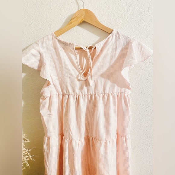 Lulus Soft Bubblegum Tiered Dress - Picture 4 of 5